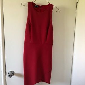 Bebe red dress!